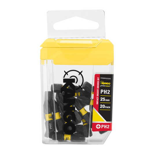 Kango Impact Driver Insert Bits 25mm PH2 20 Pack