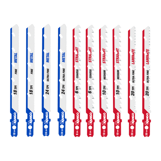 Kango All Purpose Jigsaw Blade Set 10 Piece