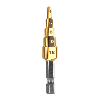Ryobi Step Drill Bit Set - 5 Step & 10 Step - 3 Piece
