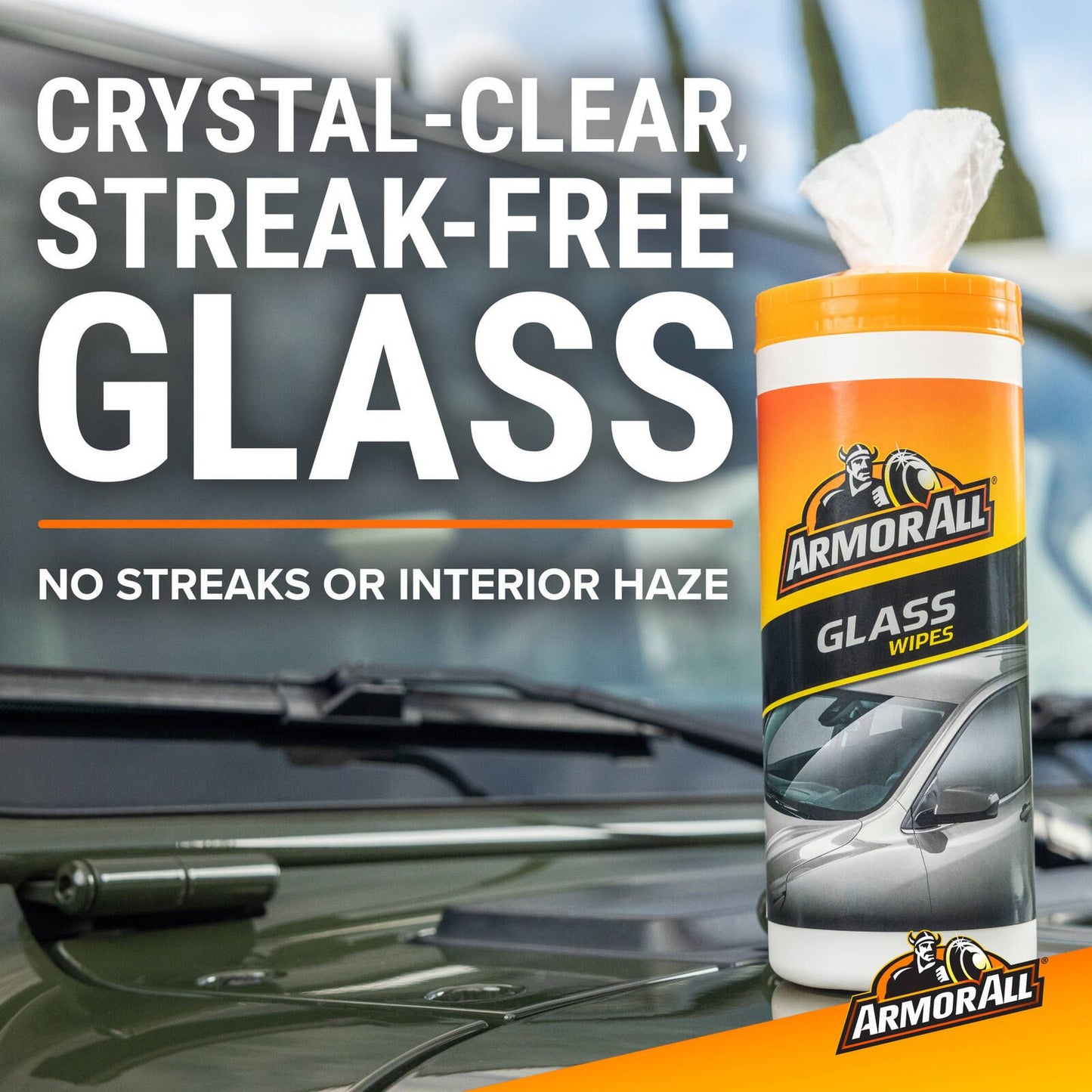 Armor All Glass Cleaner Wipes - 30 Pack - 84 x 220mm