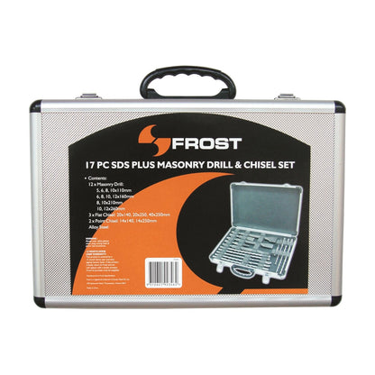 Frost SDS Drill and Chisel Set - 17 Piece - 5-260mm