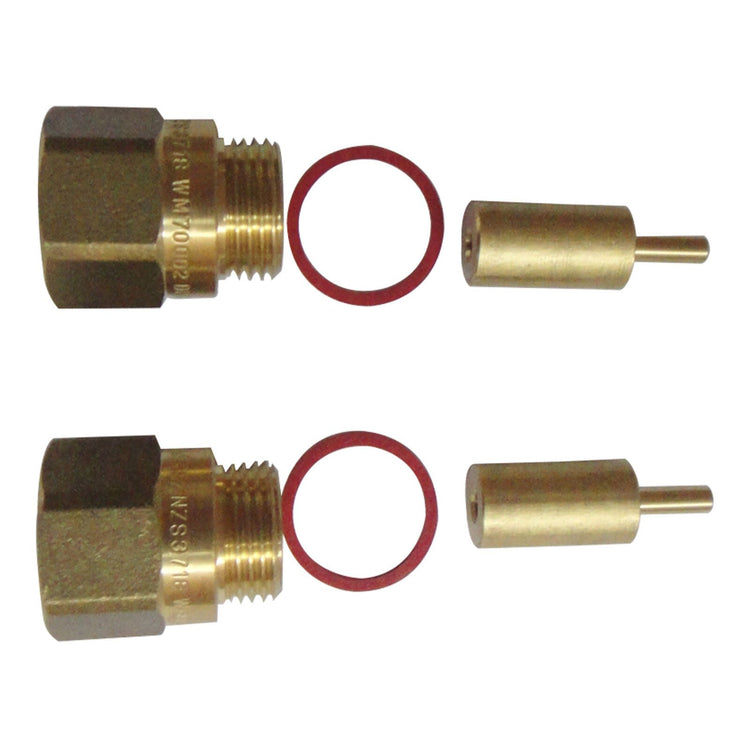 Kinetic 25mm Wall Tap Spindle Extender 2 Pack
