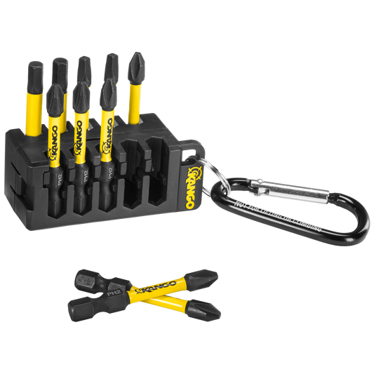 Kango HYPERTORQUE Impact Driver Bit Set with Bit Holder 10 Piece