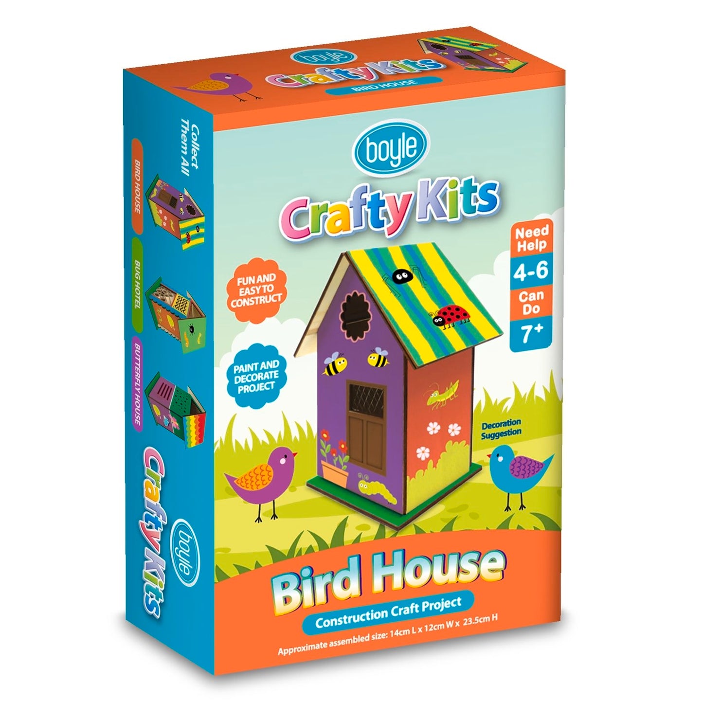 Boyle Bird House - 14 x 12 x 23.5cm