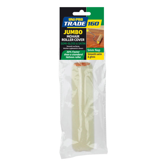 Uni Pro Trade Jumbo Gloss Roller Sleeve - 160mm