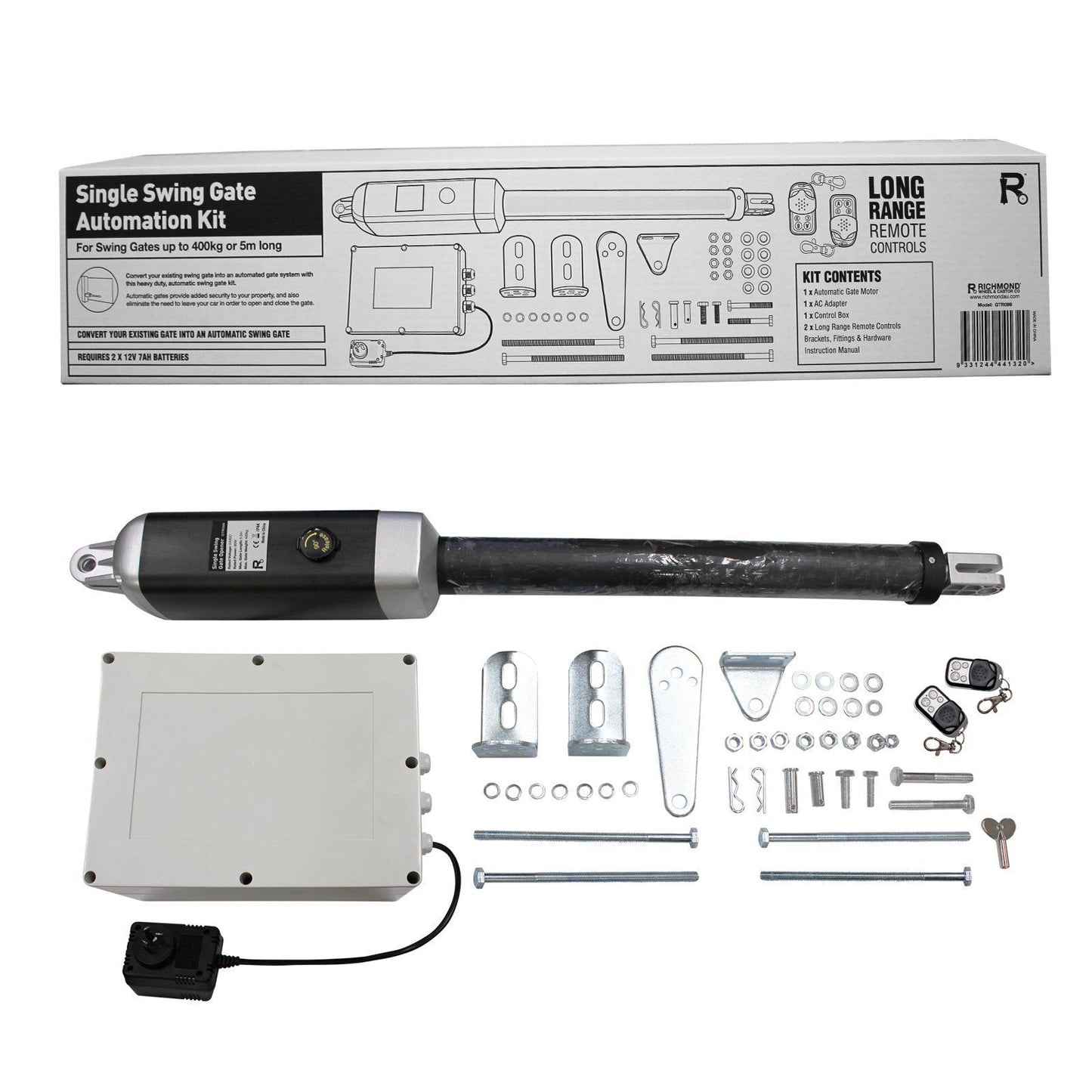 Richmond Automatic Gate Opener - Single Swing Gate
