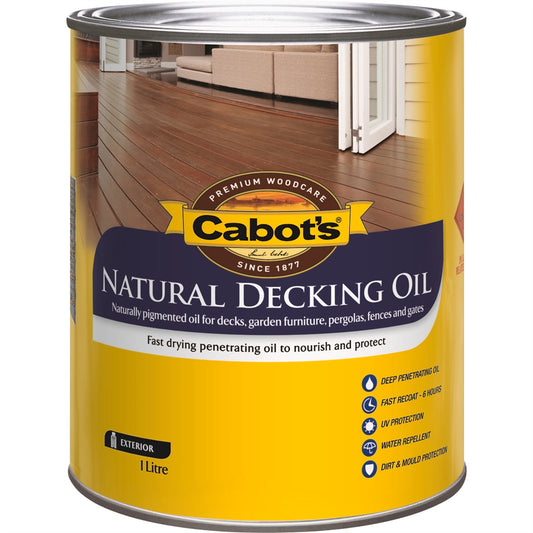 Cabot Natural Decking Oil - 1L