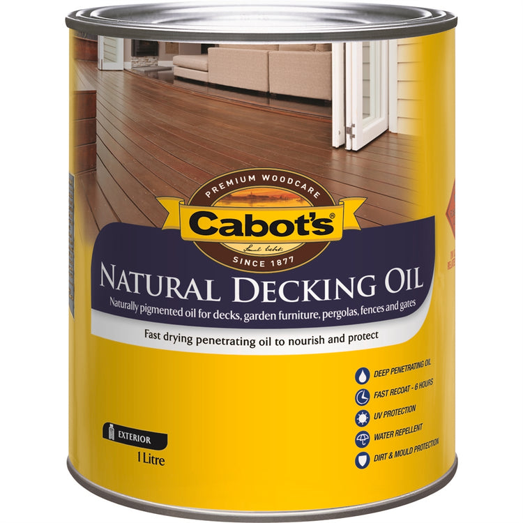 Cabot Natural Decking Oil - 1L