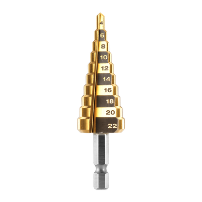 Ryobi Step Drill Bit Set - 5 Step & 10 Step - 3 Piece