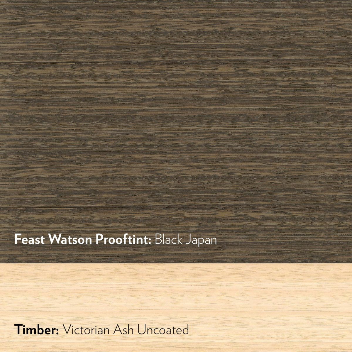 Feast Watson Black Japan Stain 50ml Oil Based Enhances Timber Grain
