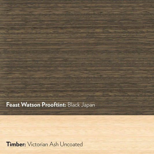 Feast Watson Black Japan Stain 50ml Oil Based Enhances Timber Grain