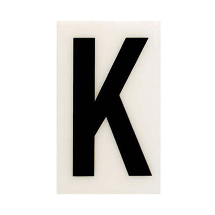 Sandleford Self Adhesive House Letter K - 60mm - White