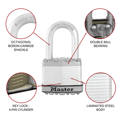 Master Lock Magnum Padlock - 51mm - 38mm Shackle