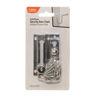 Taskmaster Security Door Chain - 52 x 95mm - Chrome