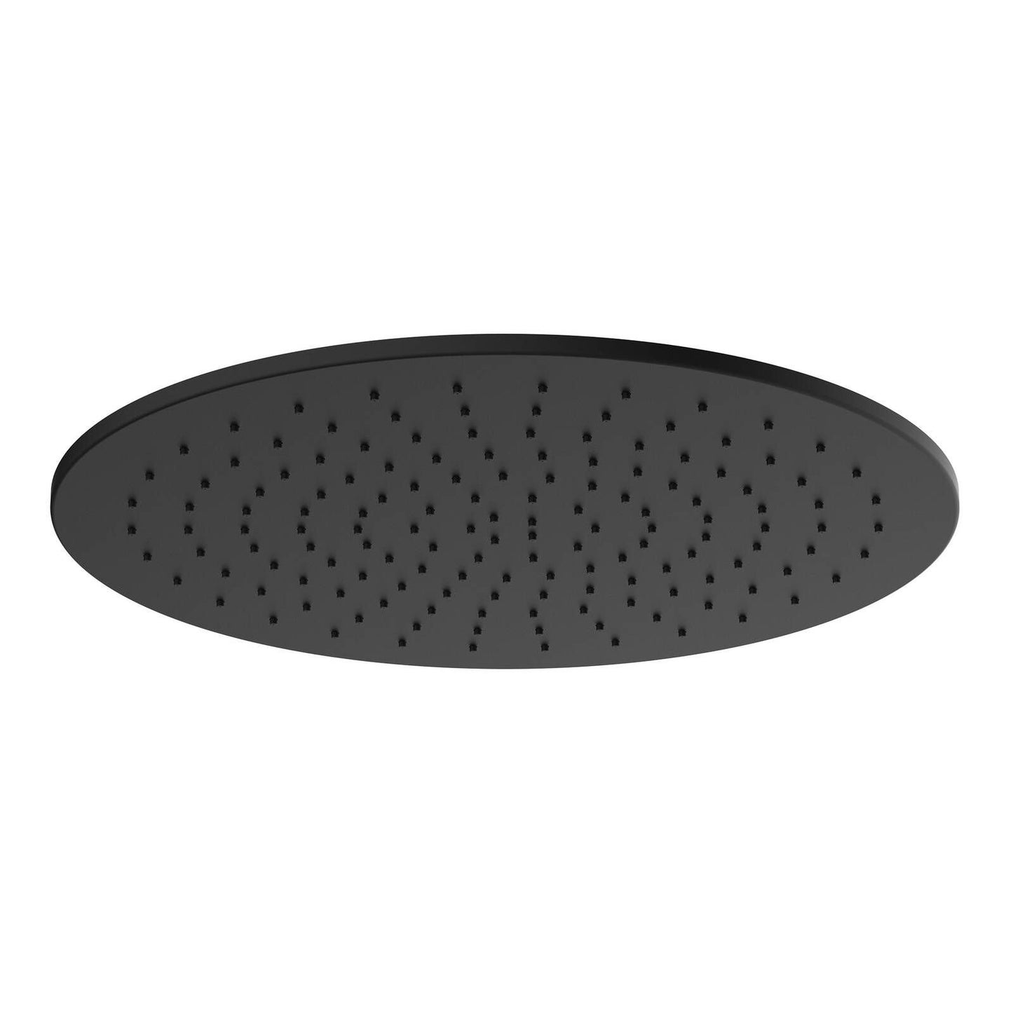 Mondella Wels Round Shower Head - 400mm - Black Matte - 9L/min