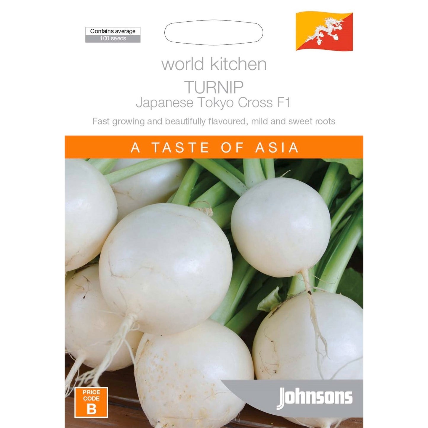 Johnsons World Kitchen Turnip - 95mm x 130mm
