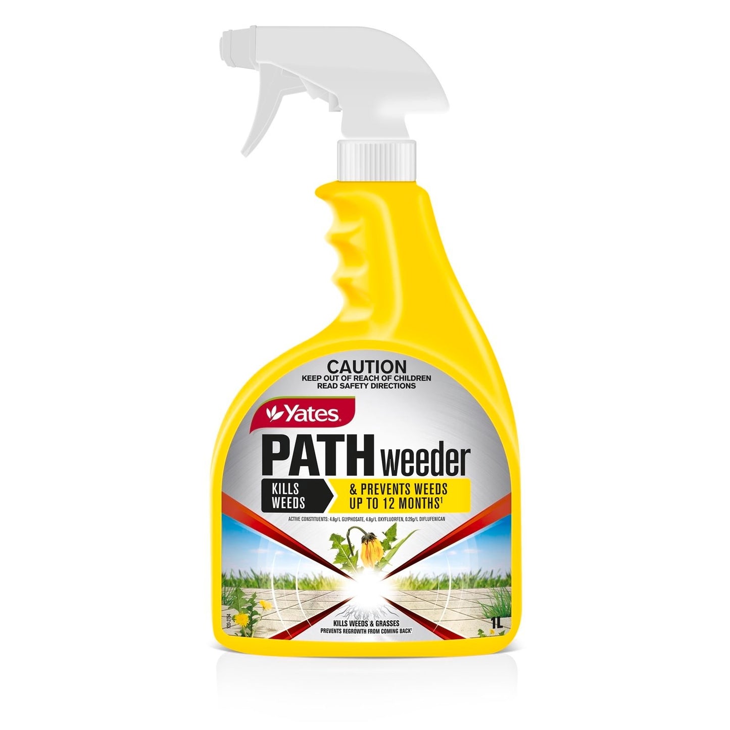 Yates Path Weeder - Kills Weed & Prevents Weeds Up to 12 Month - 1L