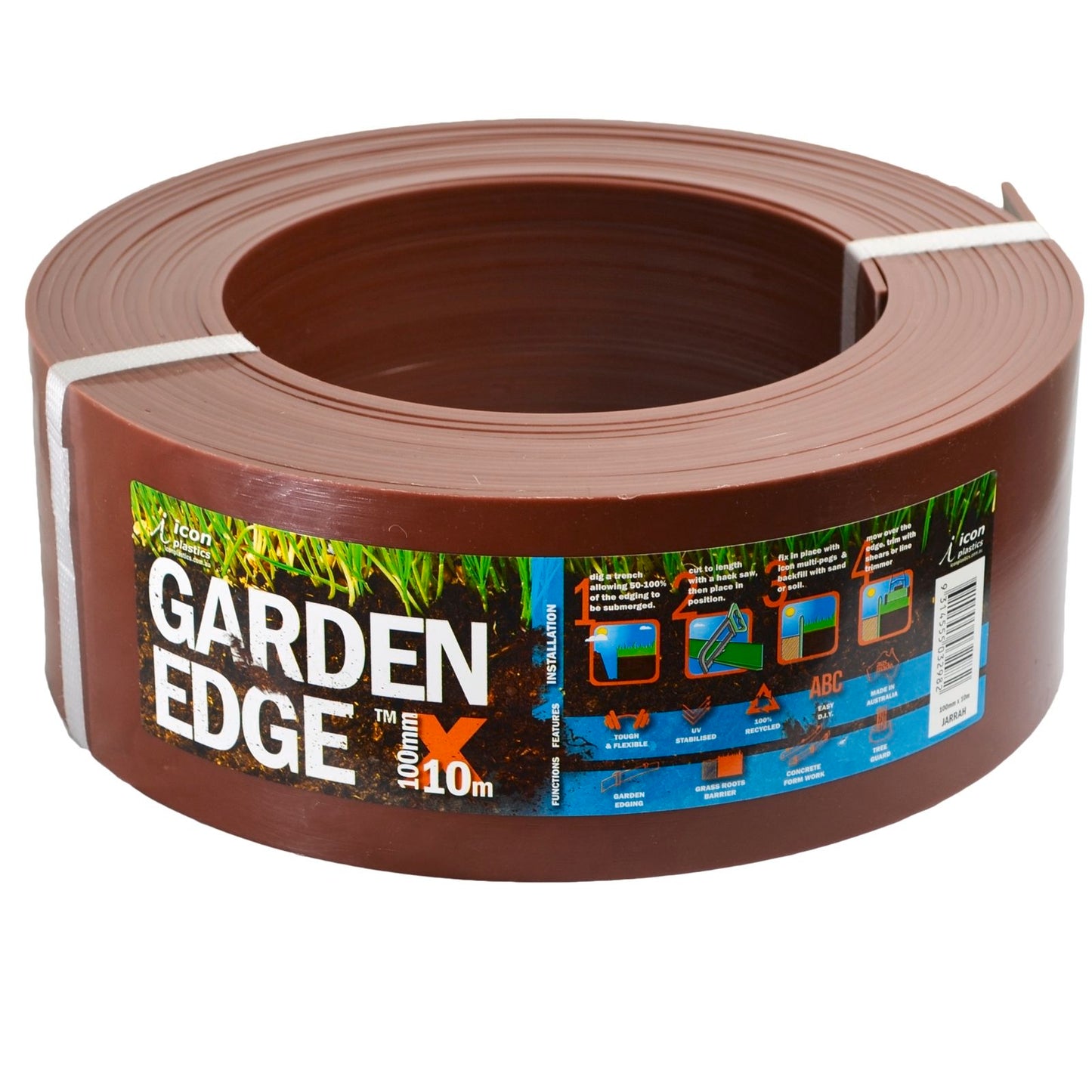 Icon Plastics Garden Edge - 100mm x 10m