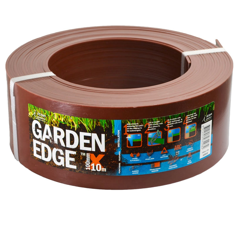 Icon Plastics Garden Edge - 100mm x 10m