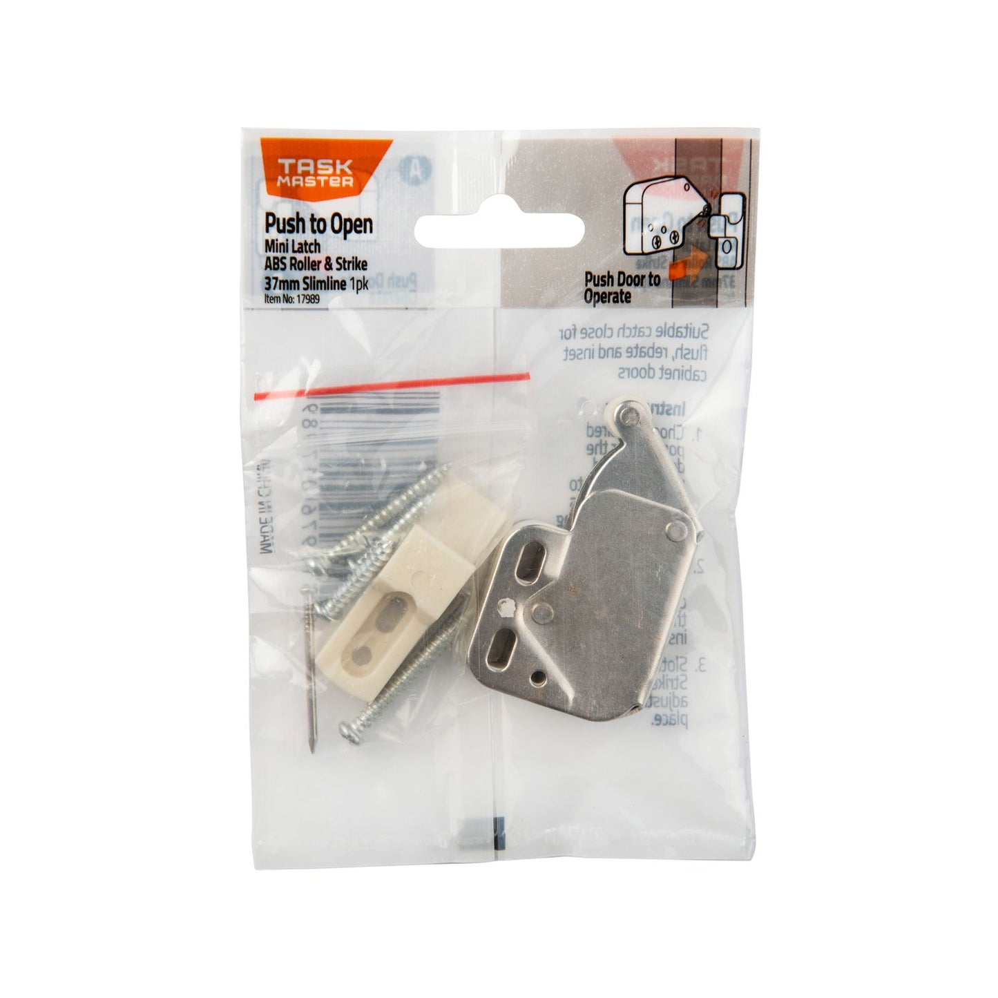 Taskmaster Slimline Mini Latch - 37mm