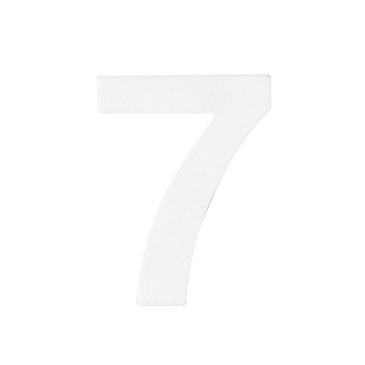 Sandleford Self Adhesive Number - 7 - 50mm - White