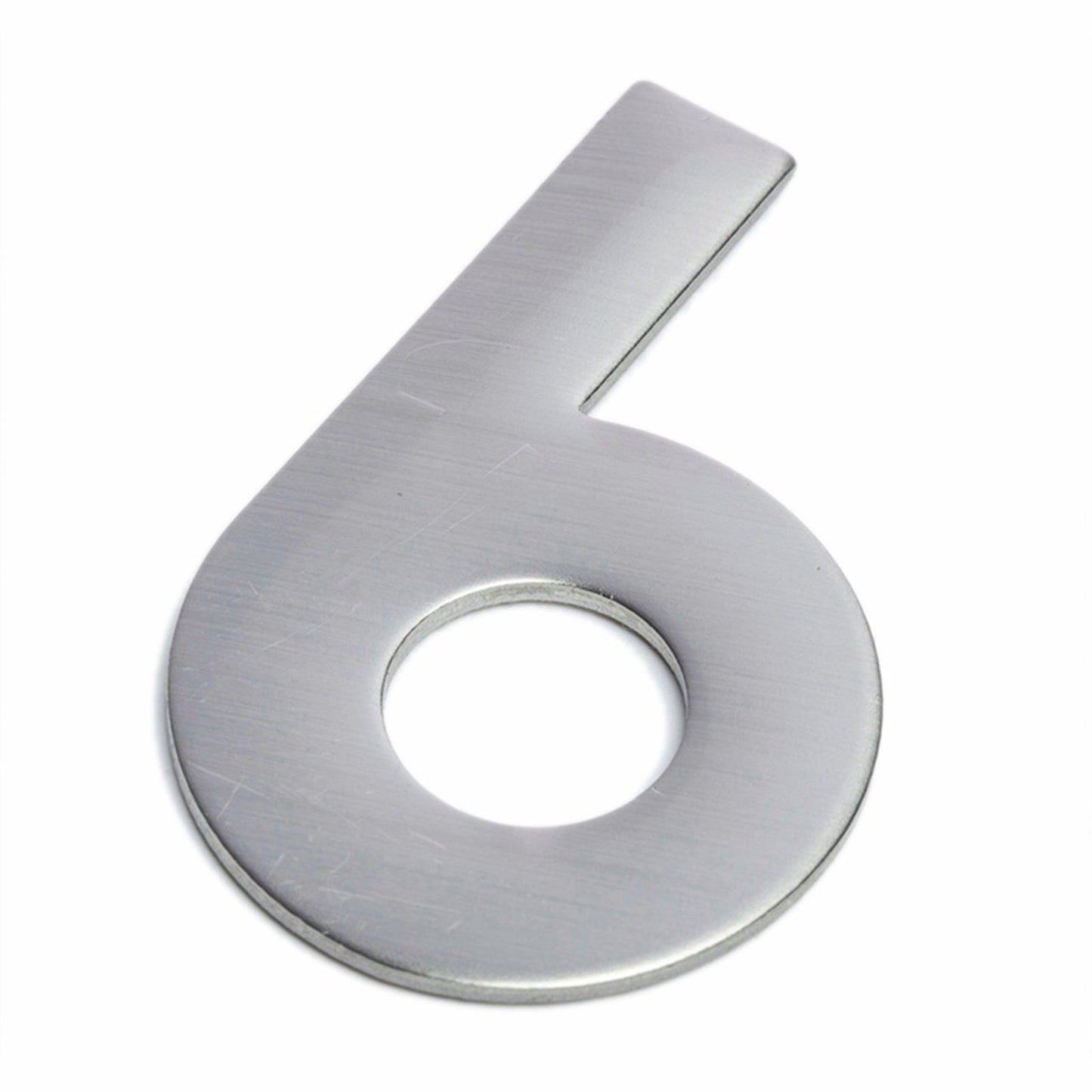 Sandleford Stainless Steel Self Adhesive House Number 6 - 75mm