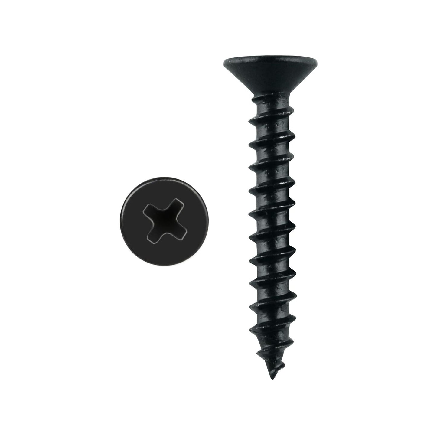 Pinnacle Countersunk Timber Screws - 3.5 x 16mm - Black