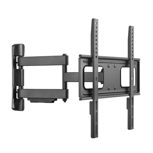 Practa Solutions Full Motion TV Wall Mount - 32-55" TV, Up to 50kg, Black