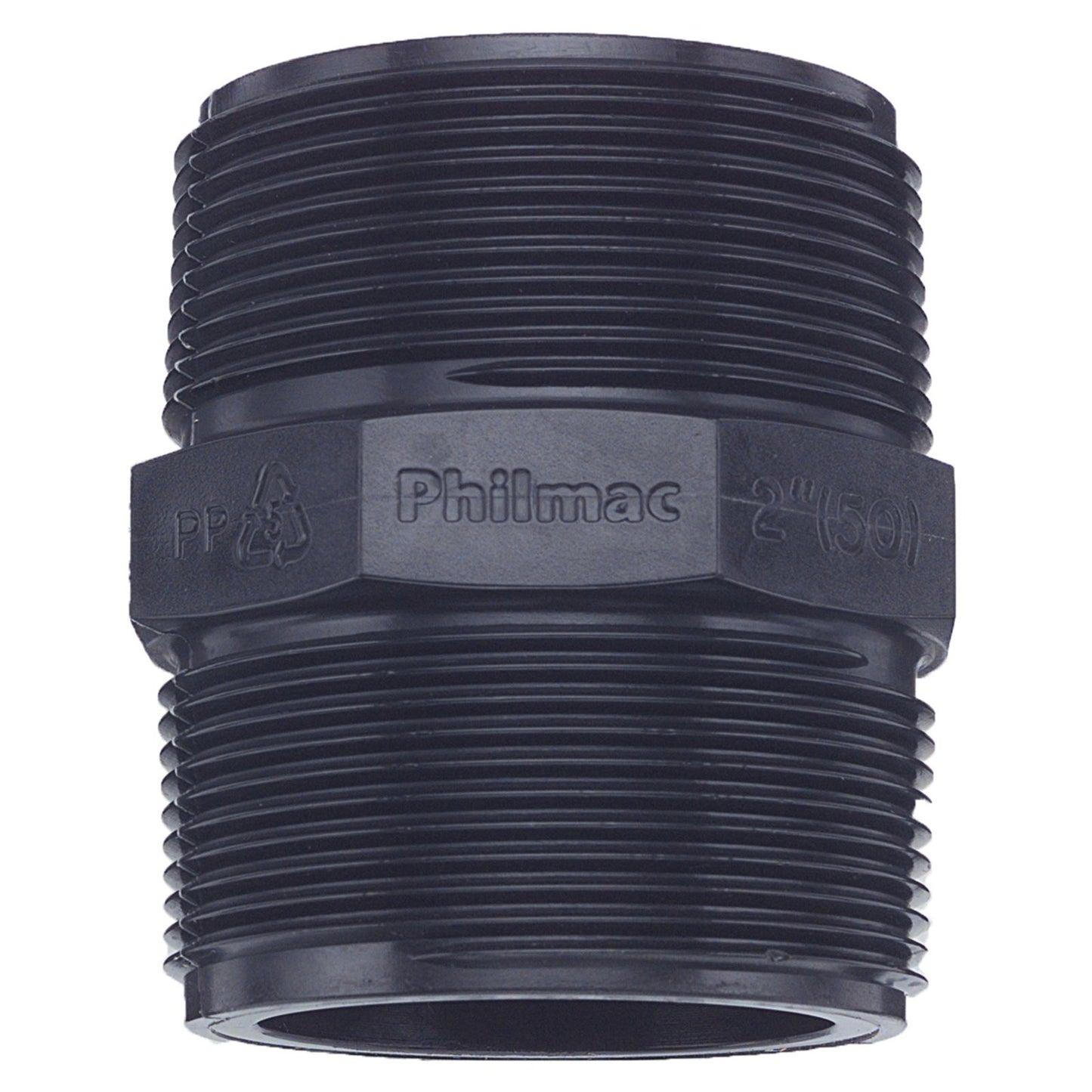 Philmac BSP Thread Pipe Nipple - 1/2"