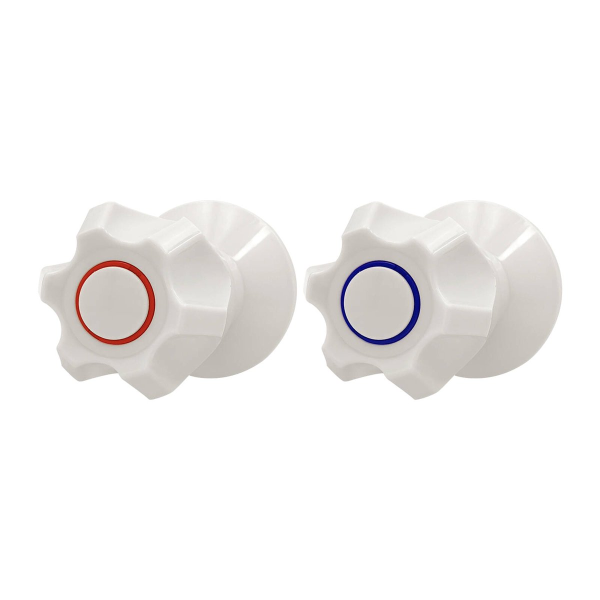 Shaw Mason Ivory Six Point Style Wall Top Assembly Pair - 65mm x 65mm x 108mm - Easy Installation