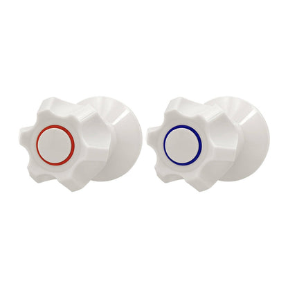 Shaw Mason Ivory Six Point Style Wall Top Assembly Pair - 65mm x 65mm x 108mm - Easy Installation