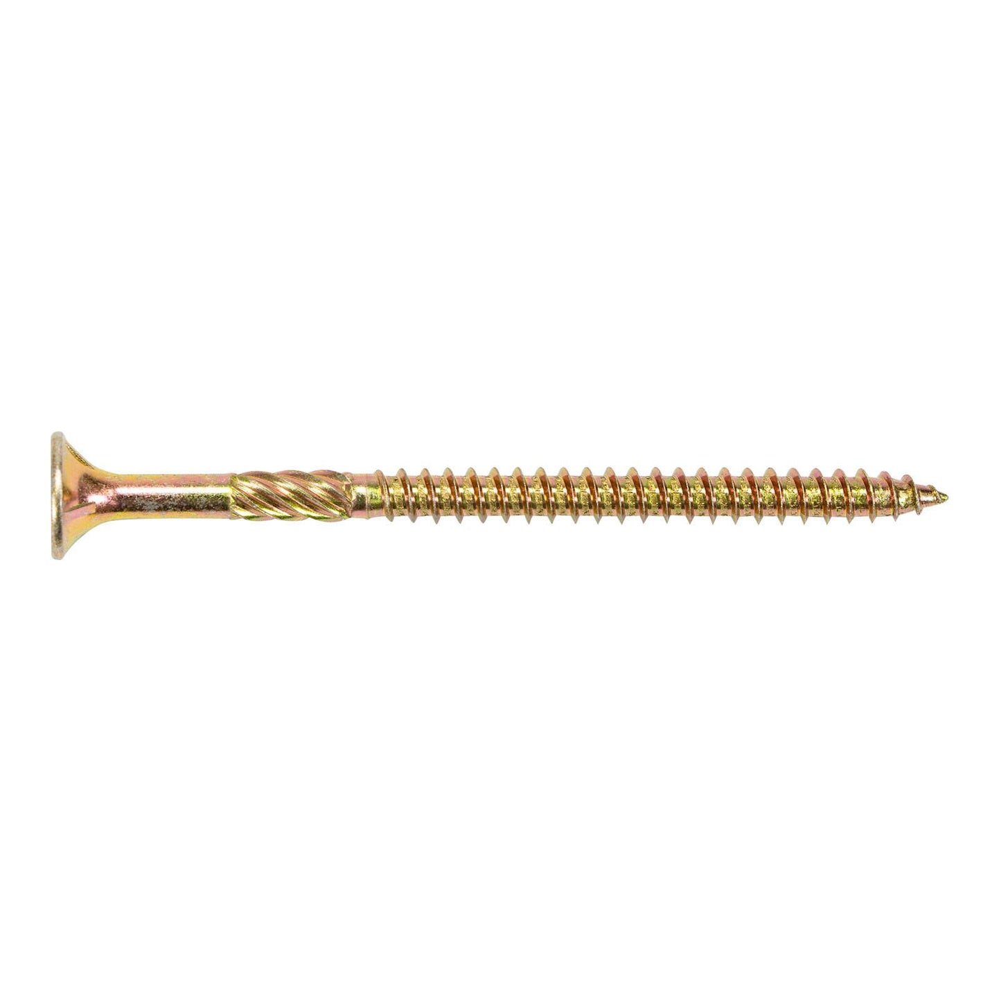 Titan Timber Bugle Batten Screw - 14g x 100mm - Zinc Gold - 25 Pack