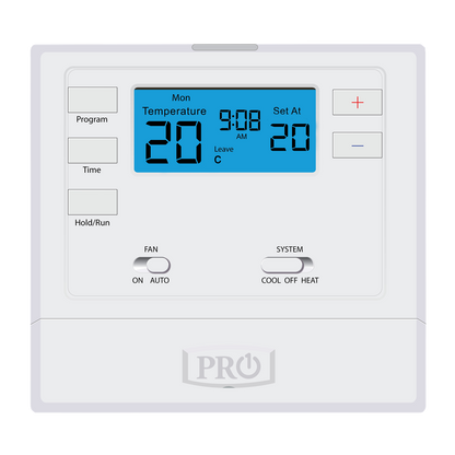 Pro1 Thermostat - T605-2 - Programmable - White