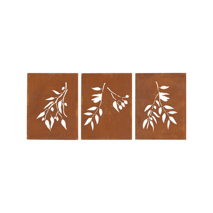Tuscan Path Rust Gumtree Wall Art - 1500 x 650mm