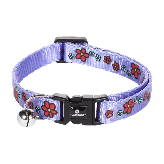 Flamingo Ziggi Cat Collar - 20-35cm - Lilac