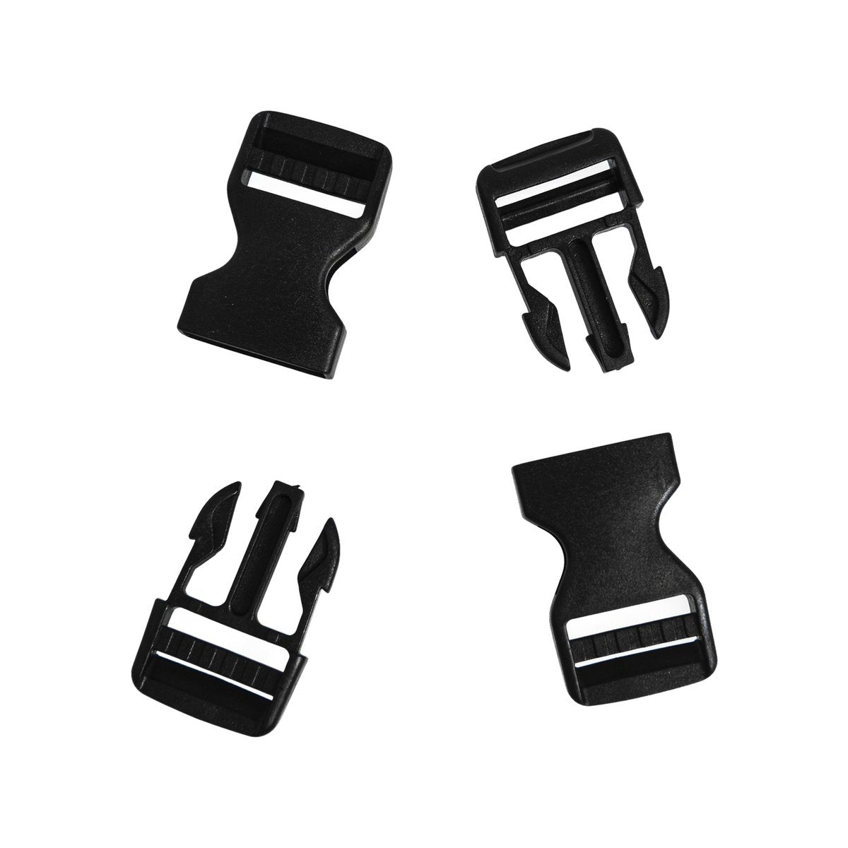 Grunt 25mm Double Adjustable Side Release Buckle 2 Pack - POM - Versatile