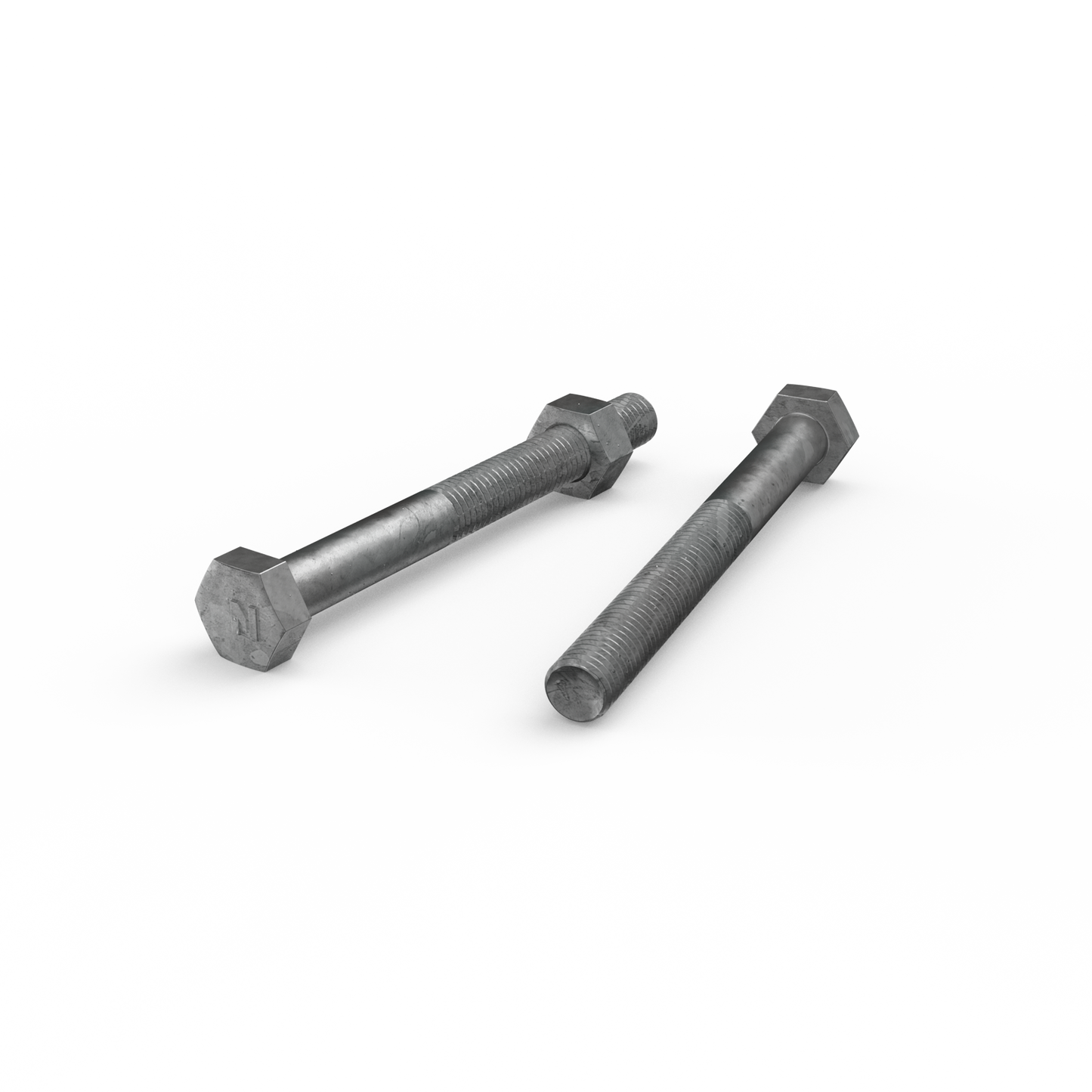 Zenith Hex Head Bolt - M10 x 100mm - Hot Dip Galvanised - 25 Pack