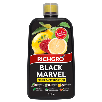 Richgro Black Marvel Fruit And Citrus Food Concentrate Liquid Fertiliser 1L