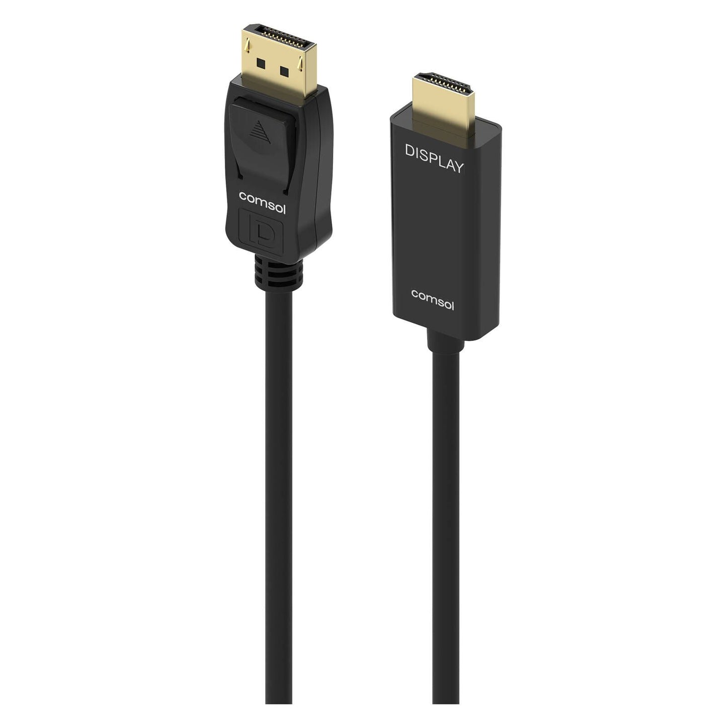 Comsol 4K DisplayPort Male to HDMI Male Cable - 2m