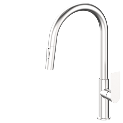 Mondella Brushed Nickel Rococo Pull Down Sink Mixer - 25mm