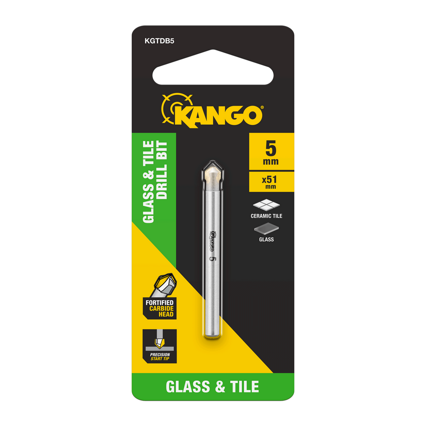Kango Glass and Tile Drill Bit - 5mm
