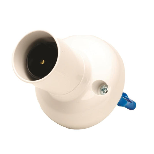 HPM Battenholder 10 Pack - White Plastic - 68mm Diameter - Durable