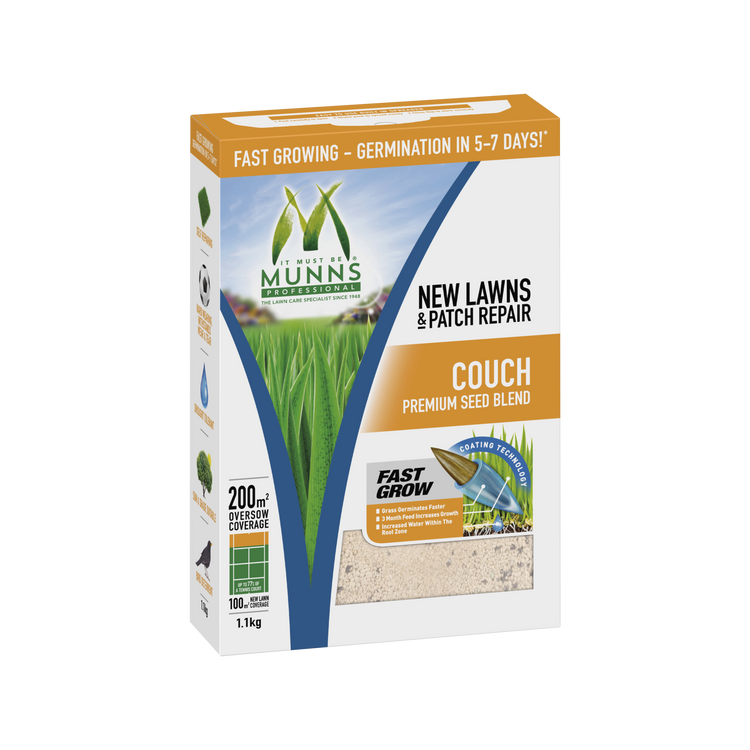 Munns Professional Couch Premium Lawn Seed Blend 1.1kg