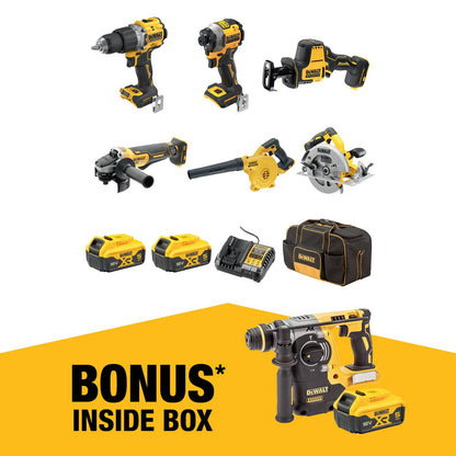 Dewalt XR Combo Kit - 18V - 6 Piece - 5.0Ah