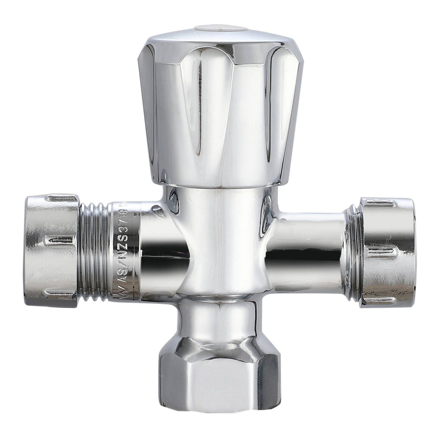 Evekare Chrome Double Mini Cistern Stop Tap - 15 x 15mm