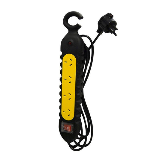 Hpm Heavy Duty Plugboss Powerboard - 4 Outlet