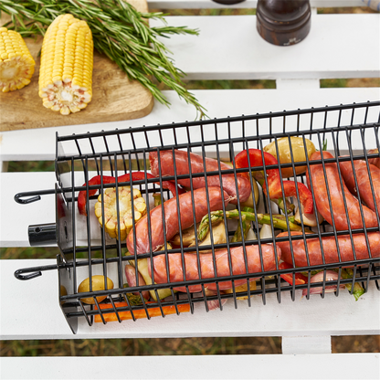 Matador Adjustable Rotisserie Basket - 85mm - Stainless Steel - Secure Cooking