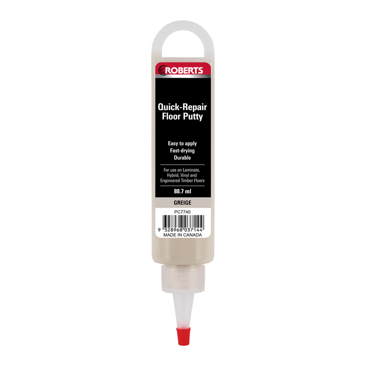 Roberts Quick Repair Floor Putty 88ml Greige