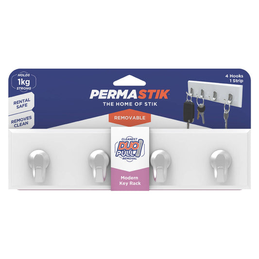 Permastik Key Rack 120mm Holds 1kg