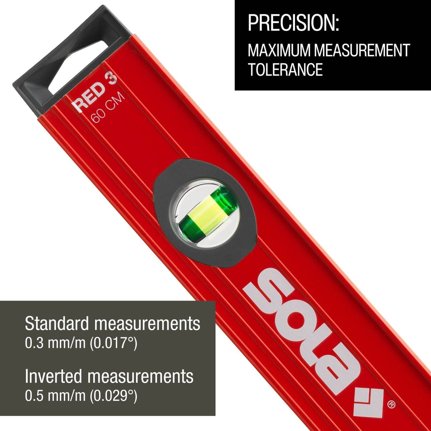 Sola Spirit Level - 80cm - Red